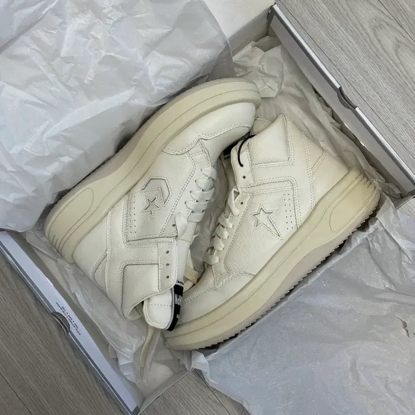 [BUNJANG] Converse x Rick Owens Darkshadow Turbo-Drkstar Sneaker / 컨버스x릭오웬스 다크쉐도우 터보웨폰 265