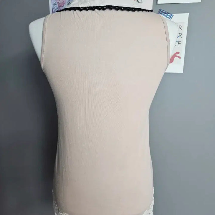 [BUNJANG] Olive des Olive Embroidered Collar Sleeveless Top / 올리브 데 올리브 자수 카라 나시 OLIVE des OLIVE