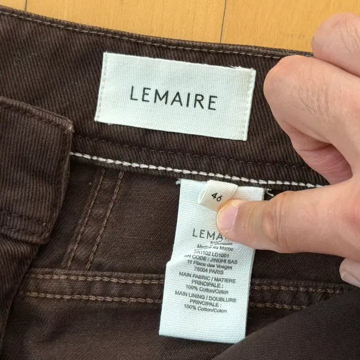 [BUNJANG] Lemaire Twisted Workwear Pants Espresso / 르메르 워크웨어 팬츠 / 에스프레소 (46/30인치)