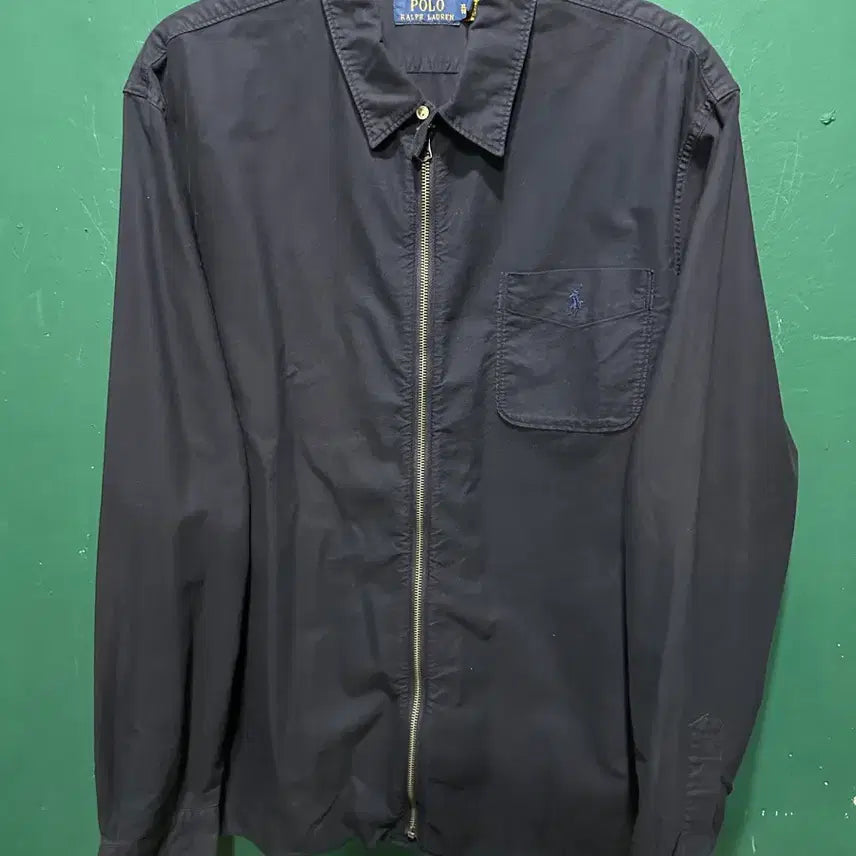[BUNJANG] Polo Garment Dyed Shirt Jacket XL / 폴로 가먼트다이드 셔츠자켓XL