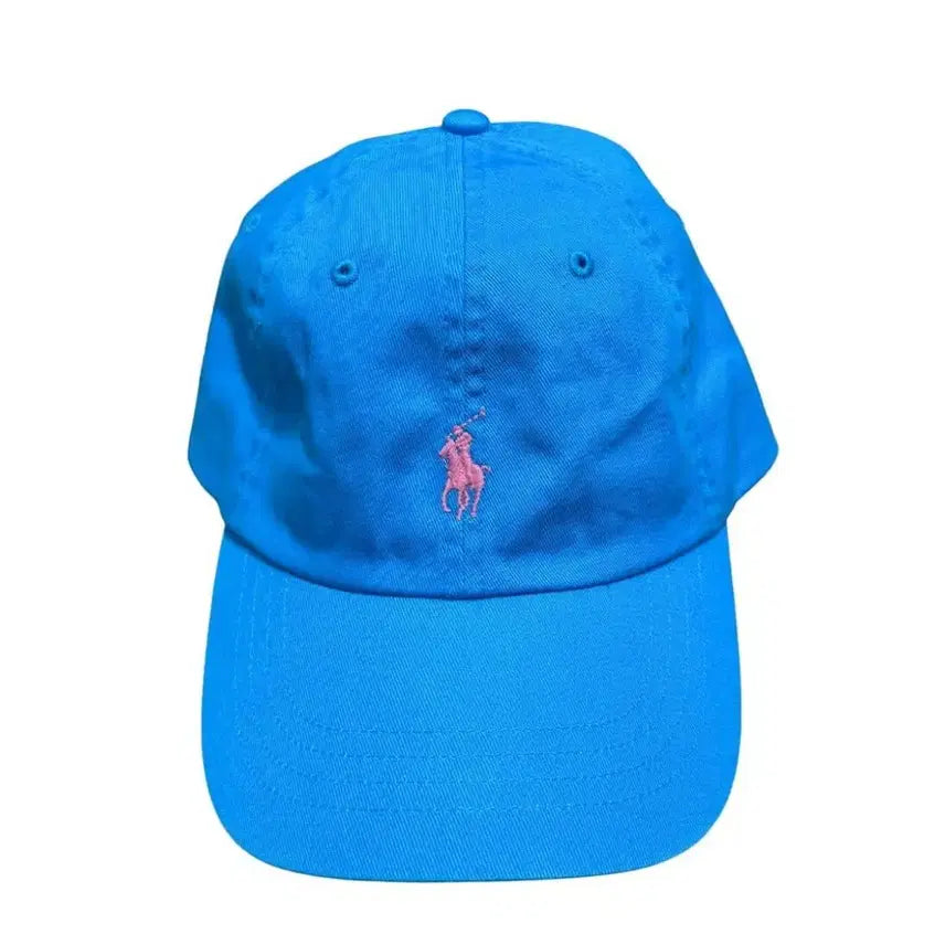 [BUNJANG] Polo Ralph Lauren Blue Cotton Chino Baseball Cap / 폴로 랄프로렌 블루 면 치노 볼캡