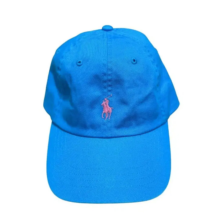 [BUNJANG] Polo Ralph Lauren Blue Cotton Chino Baseball Cap / 폴로 랄프로렌 블루 면 치노 볼캡