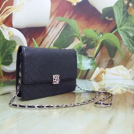 [BUNJANG] Louis Quatorze Leather Mini Chain Bag / 구제토토 루이까또즈 가죽 미니 체인백 정품 중고가방 60605