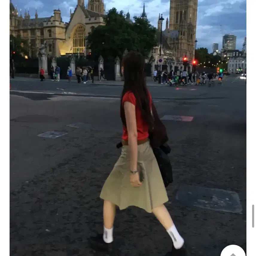 [BUNJANG] Your J Bega Midi Skirt Beige / 새상품 유어제이 베르가 미디 절개 스커트 베이지 위아어텀