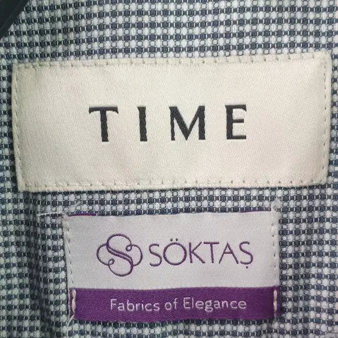 [BUNJANG] Time Sottas Checkered Shirt Size 42 (105) / 타임 속타스 체크 셔츠 42 (105)