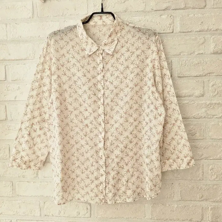 [BUNJANG] Esprose Vintage Floral Print Shirt / 일본 빈티지 esprose 잔꽃 남방