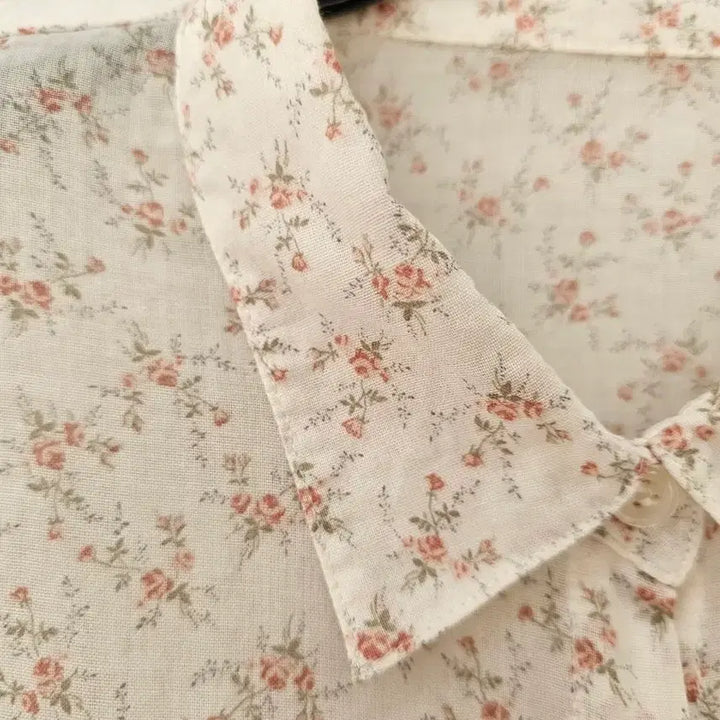 [BUNJANG] Esprose Vintage Floral Print Shirt / 일본 빈티지 esprose 잔꽃 남방