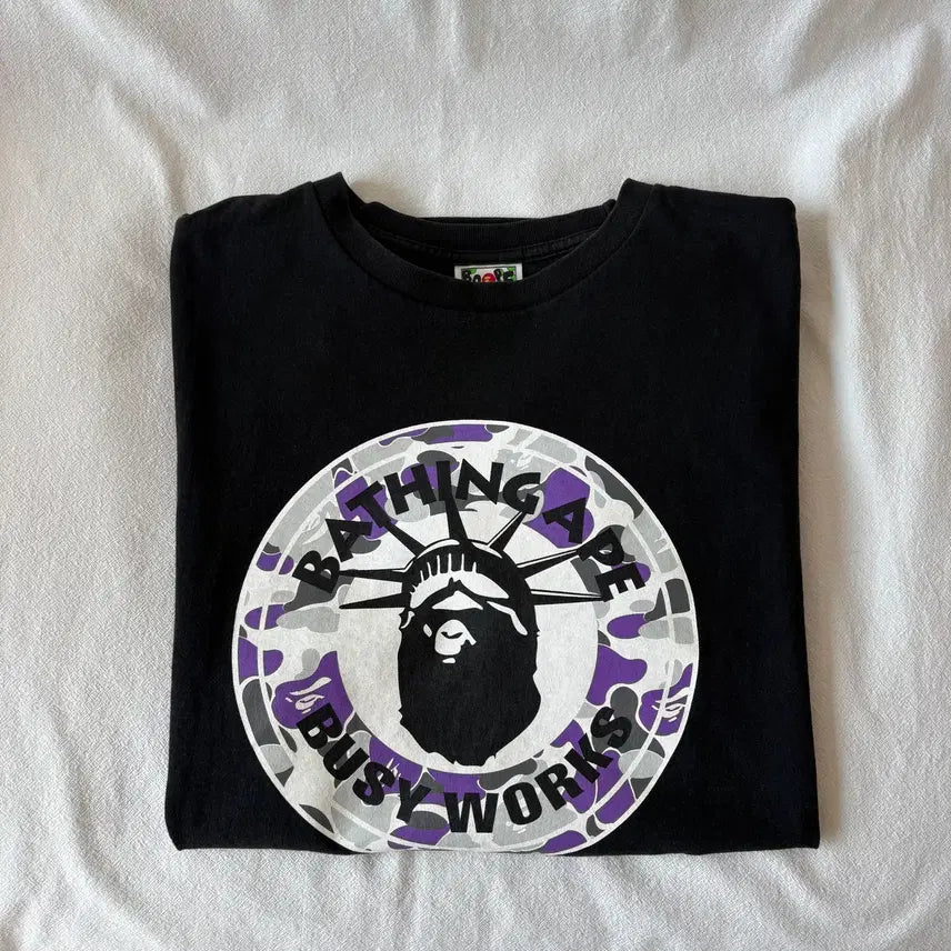 [BUNJANG] A Bathing Ape NYC Store Exclusive Liberty Head T-Shirt / A Bathing Ape NYC Store Exclusive TShirt