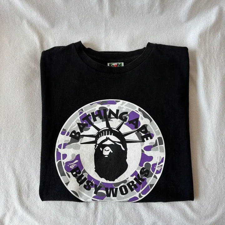 [BUNJANG] A Bathing Ape NYC Store Exclusive Liberty Head T-Shirt / A Bathing Ape NYC Store Exclusive TShirt