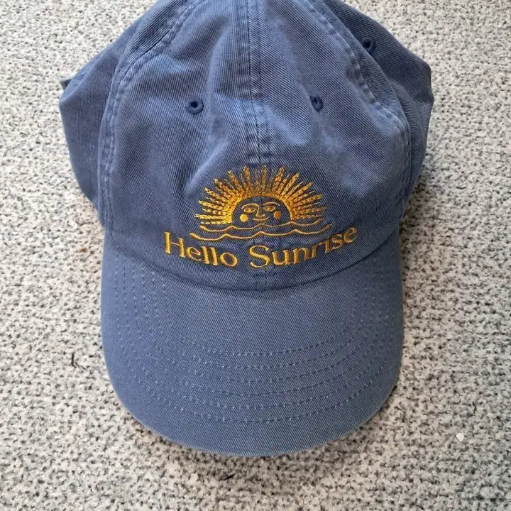 [BUNJANG] Hello Sunrise Washed Cotton Baseball Cap / Hello Sunrise 볼캡