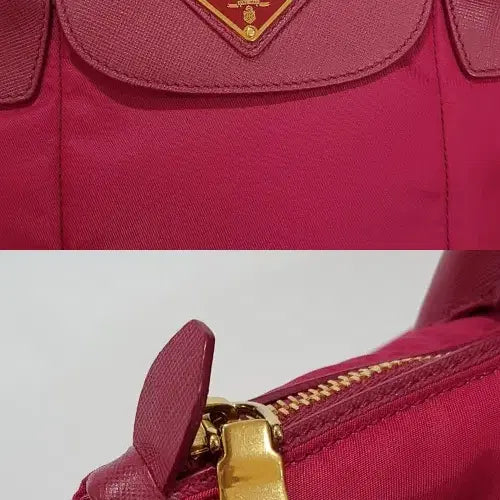 [BUNJANG] Prada Vitello Bucket Bag 1BE018 Leather Nylon / 정품)프라다 비텔로 버킷백 1BE018