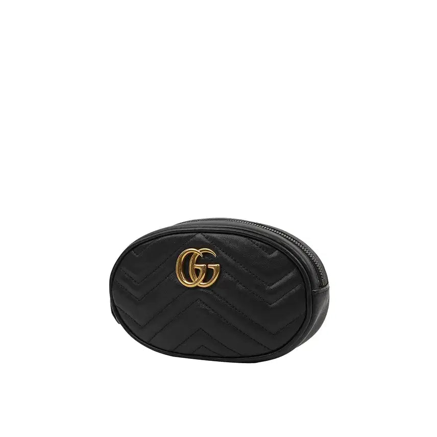 [BUNJANG] Gucci Matelassé GG Marmont Belt Bag 476434 / [중고명품] 구찌 마틀라세 GG 마몬트 벨트백 476434