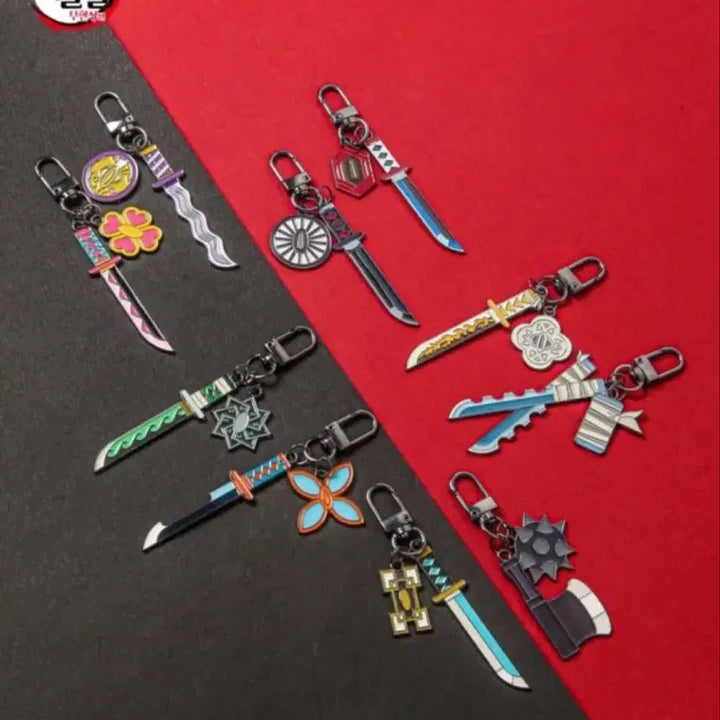 [BUNJANG] Demon Slayer: Kimetsu no Yaiba Nichirin Sword Keychain / 귀멸의 칼날 메가박스 일륜도 키링