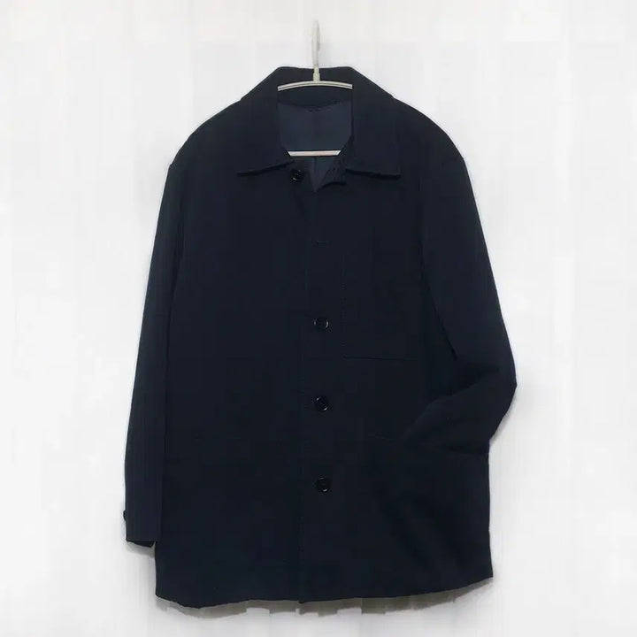 [BUNJANG] ARKET Twill Cotton French Work Jacket Navy / 아르켓 트윌코튼 프렌치 워크 자켓 (52S / 100-105)