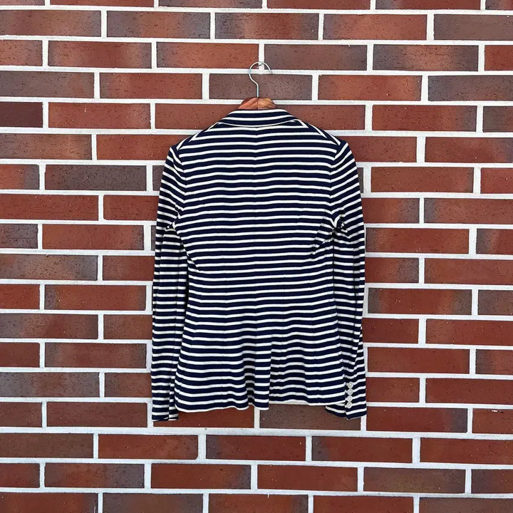 [BUNJANG] Polo Ralph Lauren Striped Sweat Blazer / Polo Ralph Lauren 스트라이프 스웻 블레이저