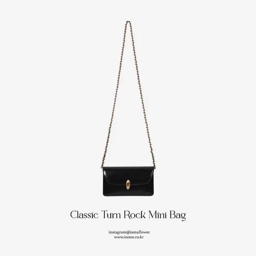 [BUNJANG] IONNE Classic Turnlock Mini Bag / 나는꽃 아이오네(IONNE) 자체체작 클래식 턴락 미니백