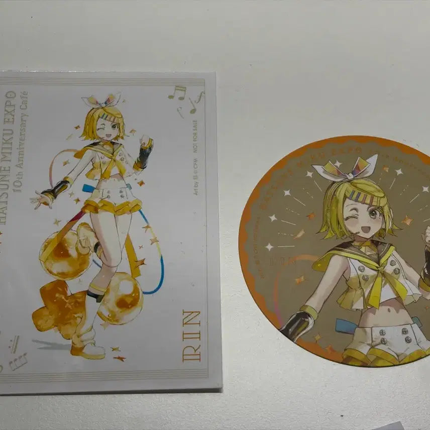 [BUNJANG] Kagamine Rin MIKU EXPO 10th Anniversary Collaboration Cafe POB / 카가미네 린 미쿠엑스포 10주년 콜라보카페 특전