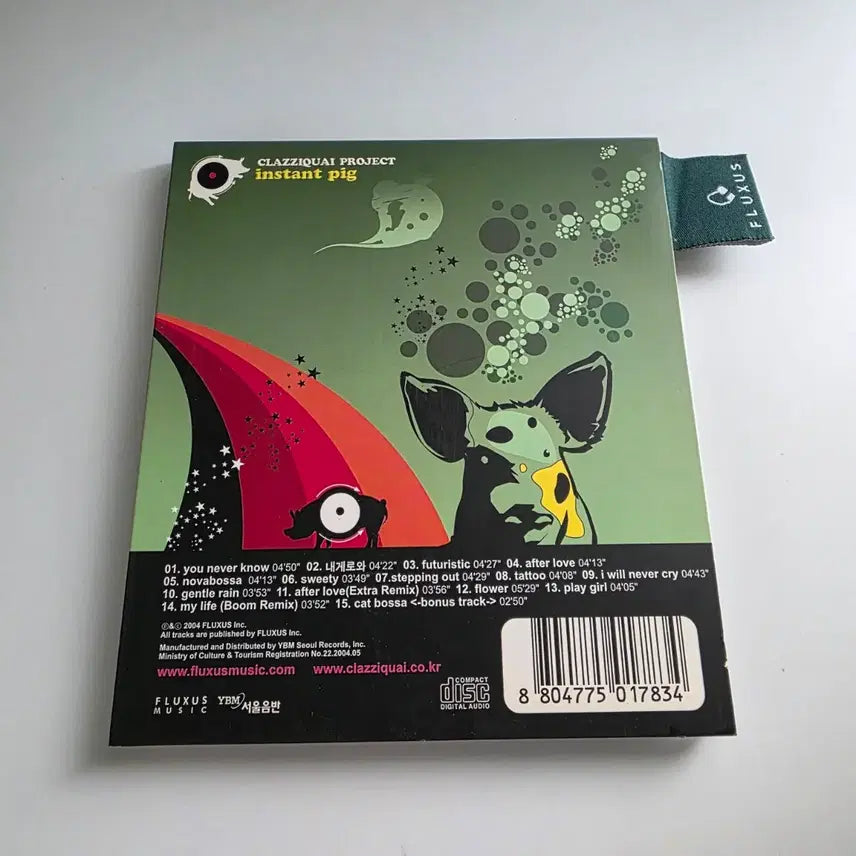[BUNJANG] Clazzि콰이 1st Album: Instant Pig CD / [CD] 클래지콰이 - 1집 Instant Pig