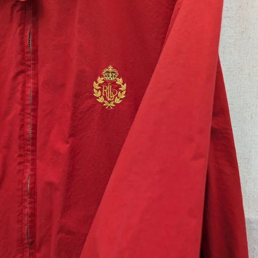 [BUNJANG] Polo Ralph Lauren Red Cotton Jacket / 랄프로렌 레드 면 자켓
