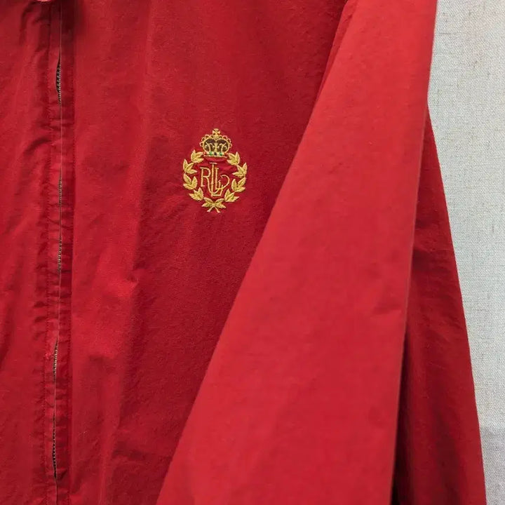 [BUNJANG] Polo Ralph Lauren Red Cotton Jacket / 랄프로렌 레드 면 자켓