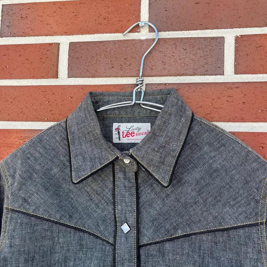 [BUNJANG] Lee Riders Western Denim Shirt / Lee Riders 웨스턴 데님 셔츠