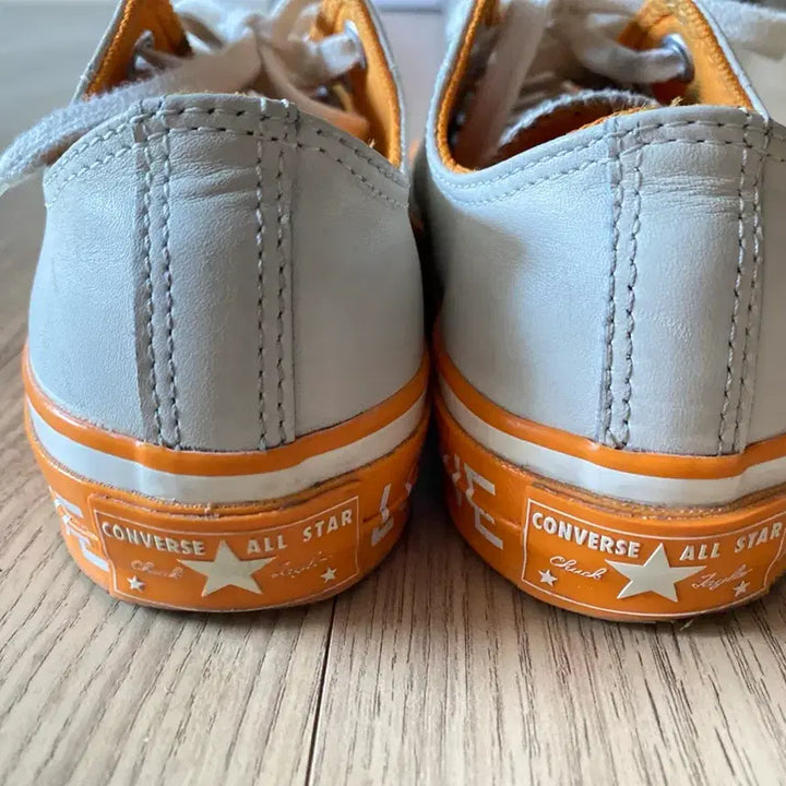 [BUNJANG] Converse White/Orange Sneakers / 컨버스 흰색/오렌지 스니커즈