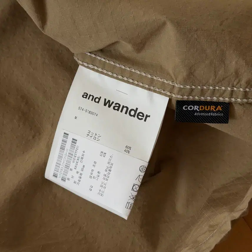 [BUNJANG] ANDWONDER Cordura Overshirt M / 앤원더 코듀라 오버셔츠