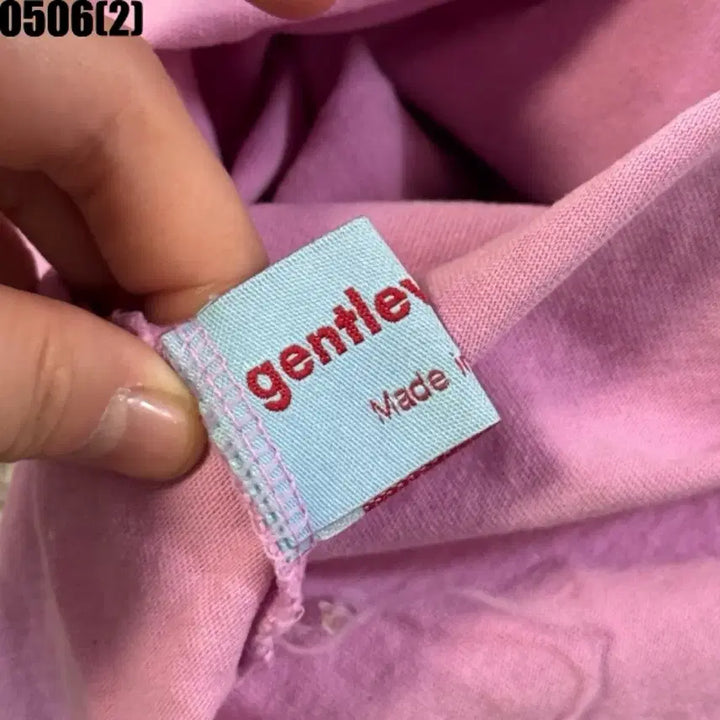 [BUNJANG] Pink Cartoon Print Short Sleeve T-Shirt / 핑크 만화 프린팅 반팔 티셔츠