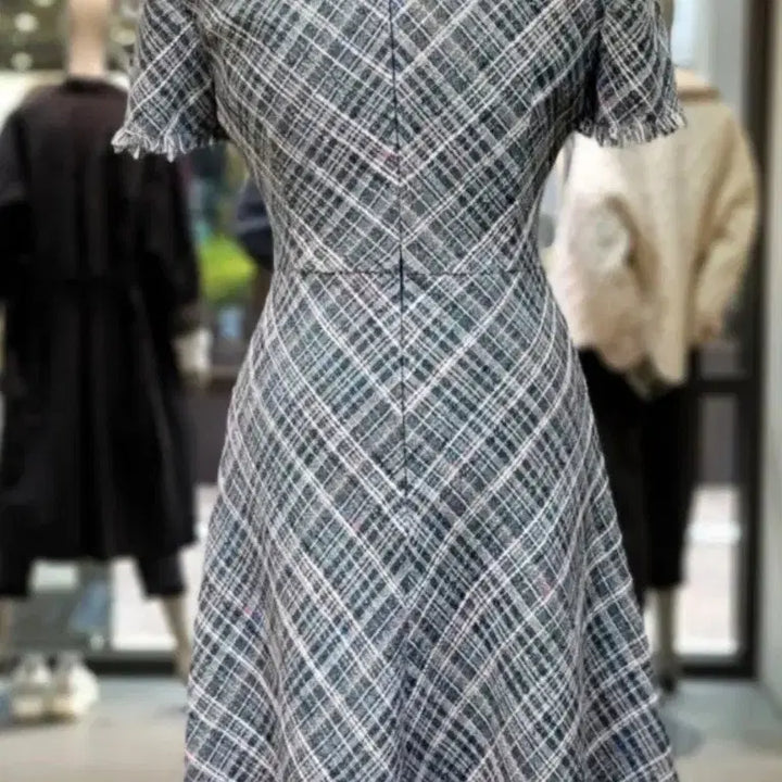 [BUNJANG] SIsley Tweed Dress (Size 55) / 하객룩 시슬리 트위드 원피스 55 (새상품)