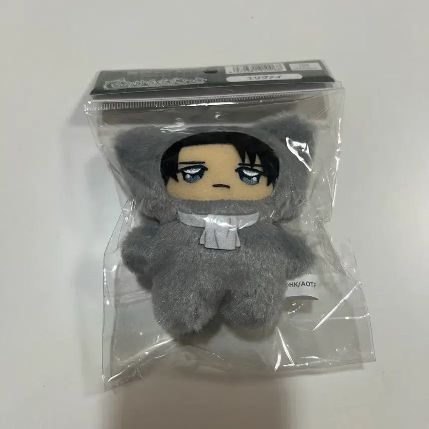 [BUNJANG] Attack on Titan Levi Ackerman ChimiKemono Plush Doll (Sealed) / 미개봉) 진격의거인 리바이 치미케모 인형