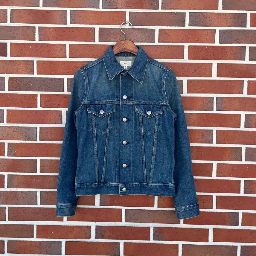 [BUNJANG] HYKE Denim Trucker Jacket (Made in Japan) / Hyke (Made in Japan) 데님 자켓