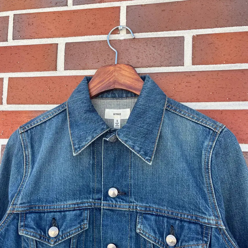 [BUNJANG] HYKE Denim Trucker Jacket (Made in Japan) / Hyke (Made in Japan) 데님 자켓