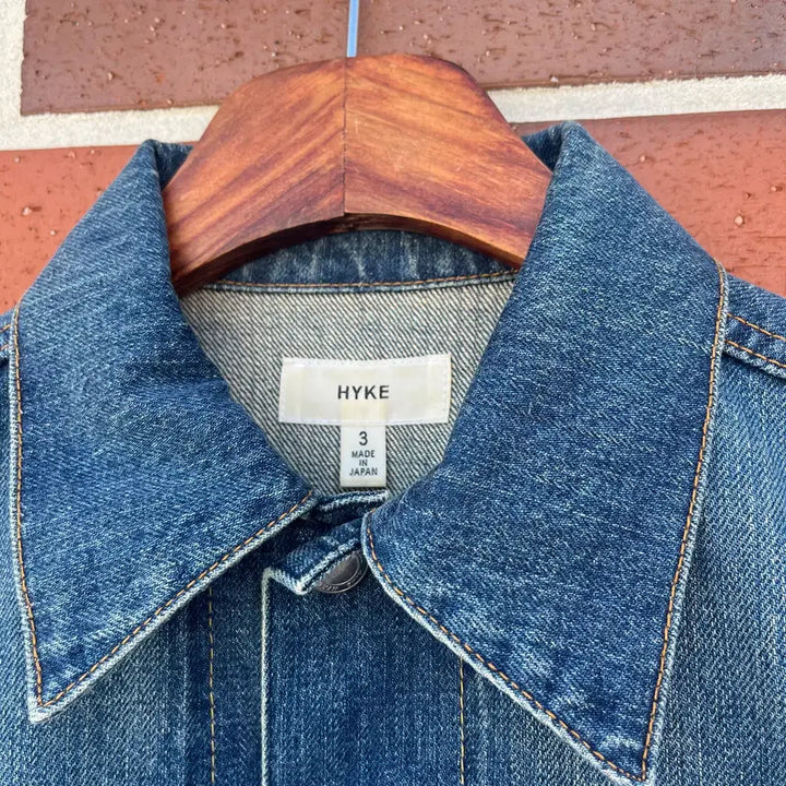 [BUNJANG] HYKE Denim Trucker Jacket (Made in Japan) / Hyke (Made in Japan) 데님 자켓