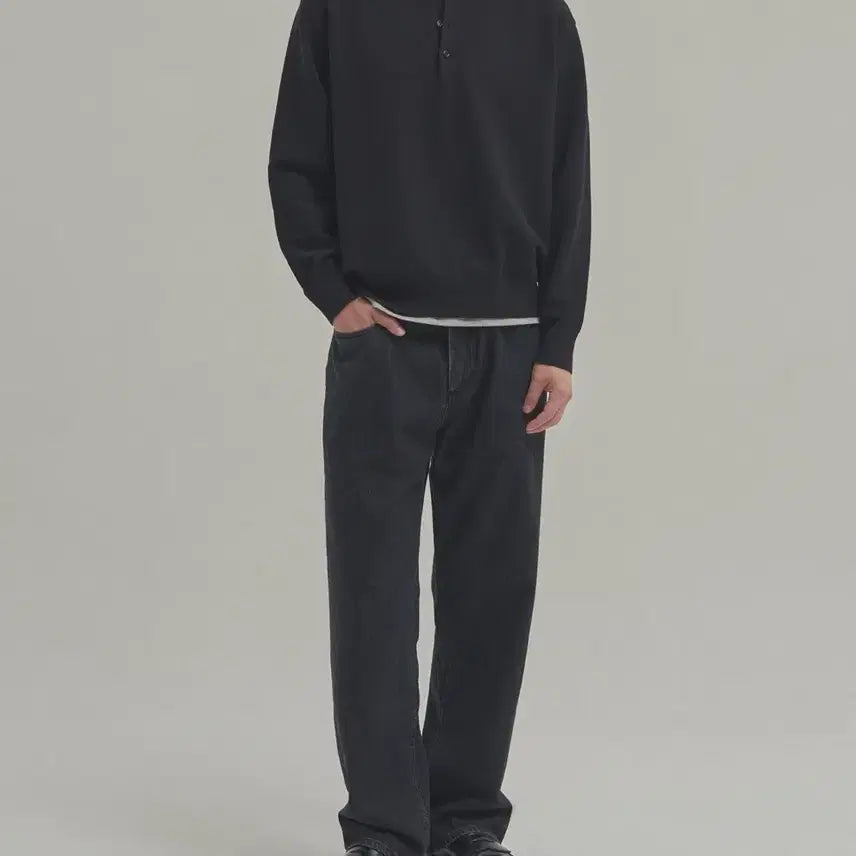 [BUNJANG] In The Row Bark Henry Neck Knit Size 2 / 인더로우 bark 헨리넥 니트 2사이즈