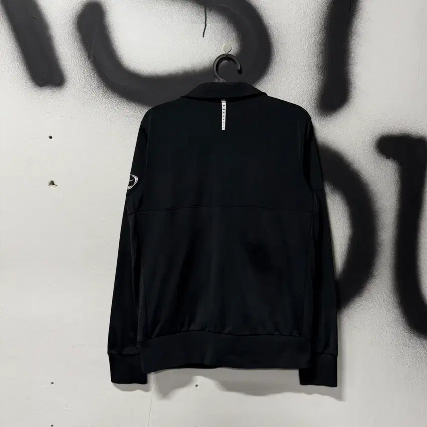 [BUNJANG] Nike 00s Juventus Swoosh Full Black Zip-Up Jersey Jacket / 나이키 00s 유벤투스 스우시 올블랙 집업 져지 자켓