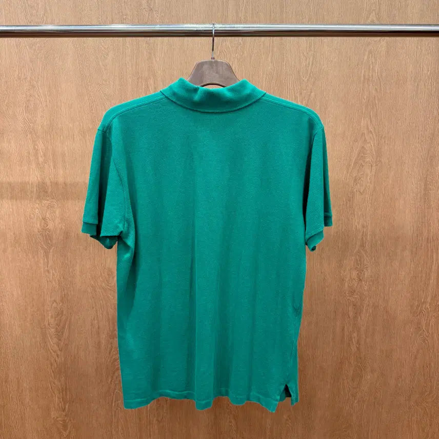 [BUNJANG] Burberry London Classic Crest Embroidered Polo Shirt - Emerald Green / 버버리 런던 클래식 크레스트 자수 PK 카라 반팔티 에메랄드 그린