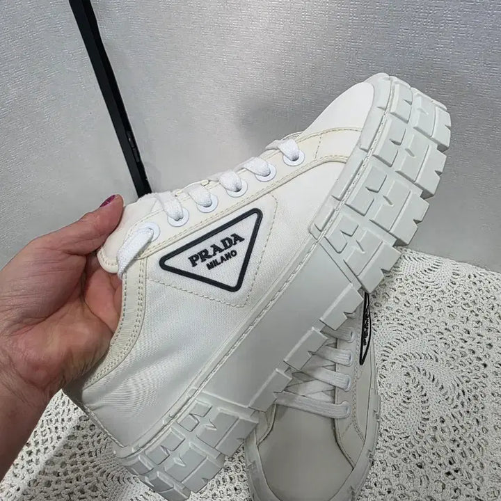 [BUNJANG] Prada Gabardine Sneakers / 프라다개버딘스니커즈