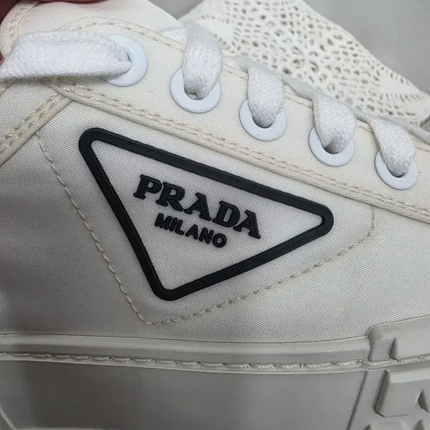 [BUNJANG] Prada Gabardine Sneakers / 프라다개버딘스니커즈