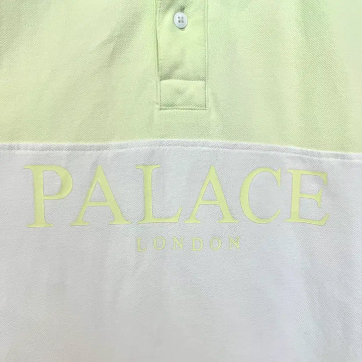 [BUNJANG] Palace Pour Down Block Design Pique Polo Shirt L / PALACE 푸어 돈 폴로 블록 디자인 피케 폴로셔츠 L