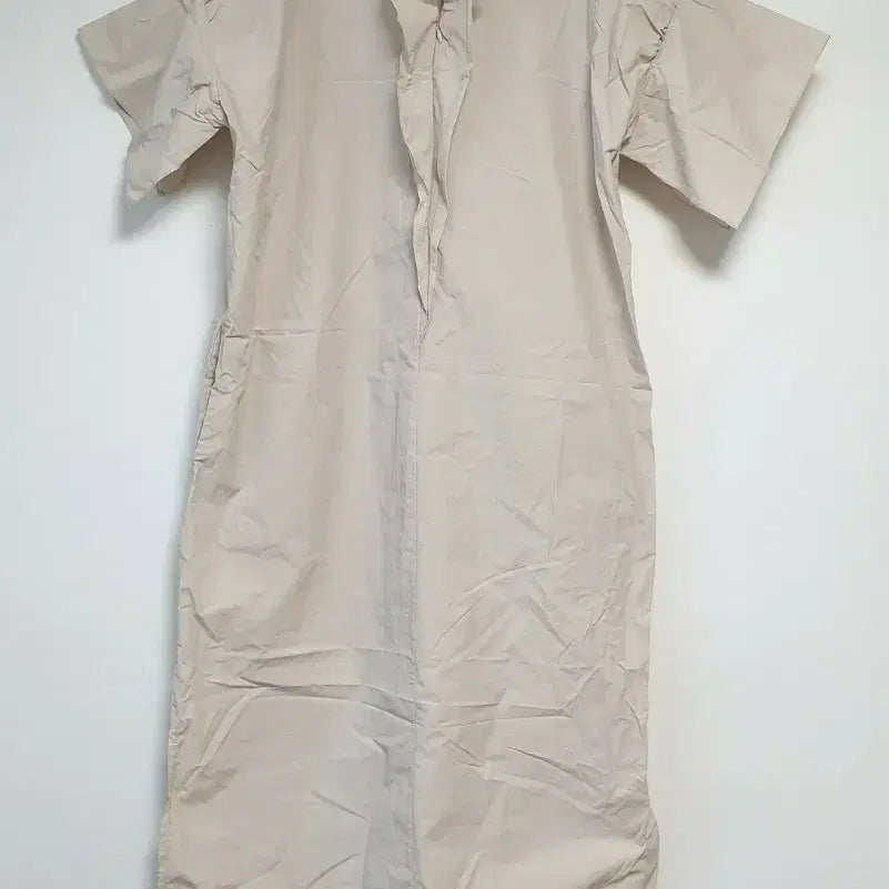 [BUNJANG] Beige Short-Sleeve Dress / 베이지 반팔 원피스