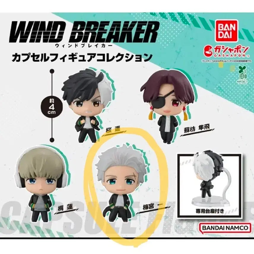 [BUNJANG] Wind Breaker Umemiya Stand Gacha Figure / 윈브레 우메미야 스탠드 가챠