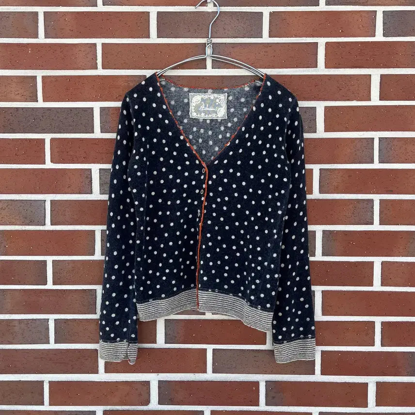 [BUNJANG] Vintage Polka Dot Cardigan / Vintage 폴카도트 가디건