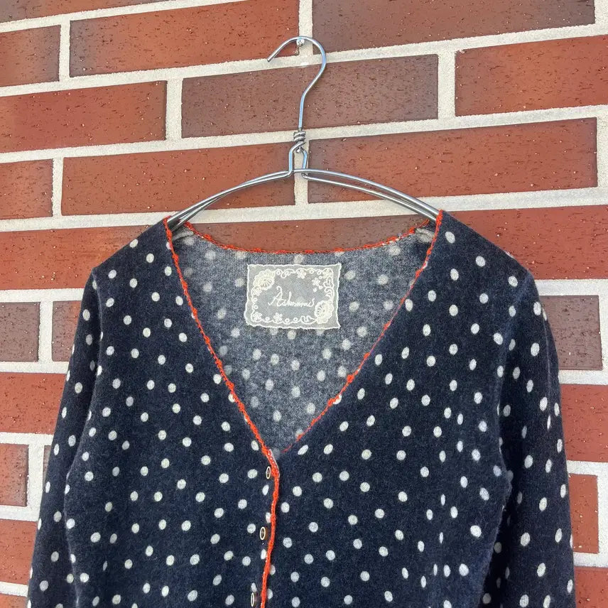 [BUNJANG] Vintage Polka Dot Cardigan / Vintage 폴카도트 가디건