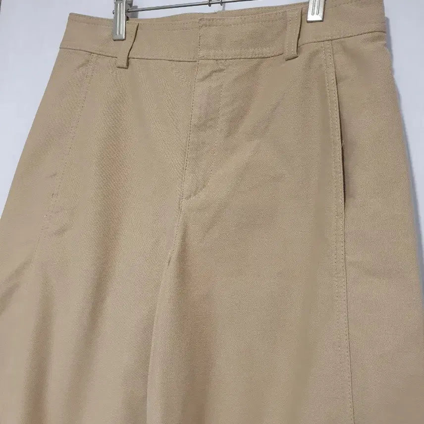 [BUNJANG] Uniqlo Jersey Wide Leg Pants Beige M / 유니클로 저지베럴레그 베이지 와이드 팬츠 M