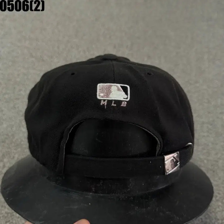 [BUNJANG] MLB New York Yankees Black Ball Cap Hat / MLB 뉴욕 양키스 블랙 볼캡 모자