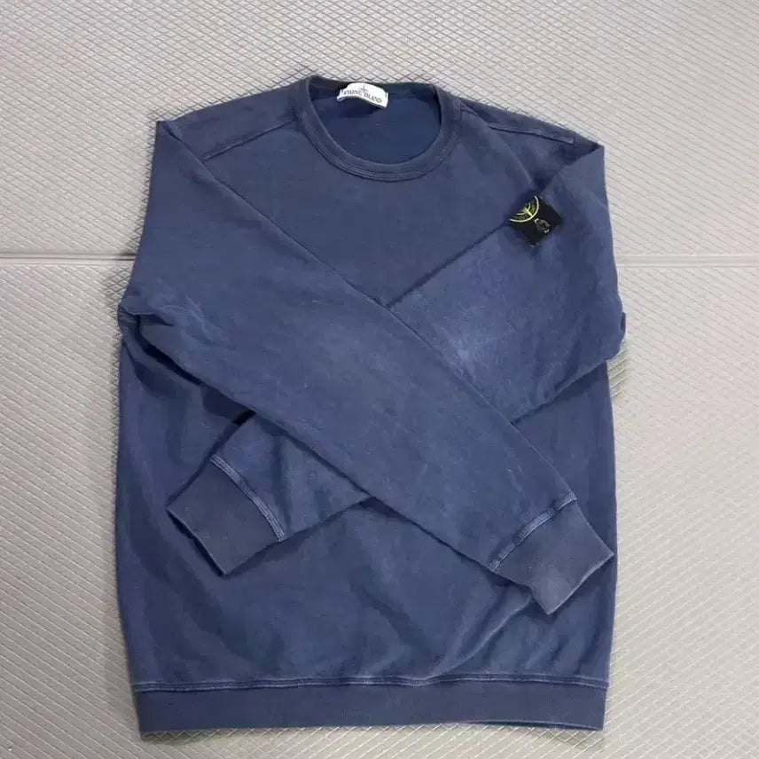 [BUNJANG] Stone Island Navy Sweatshirt / (정품) 스톤아일랜드 네이비 맨투맨