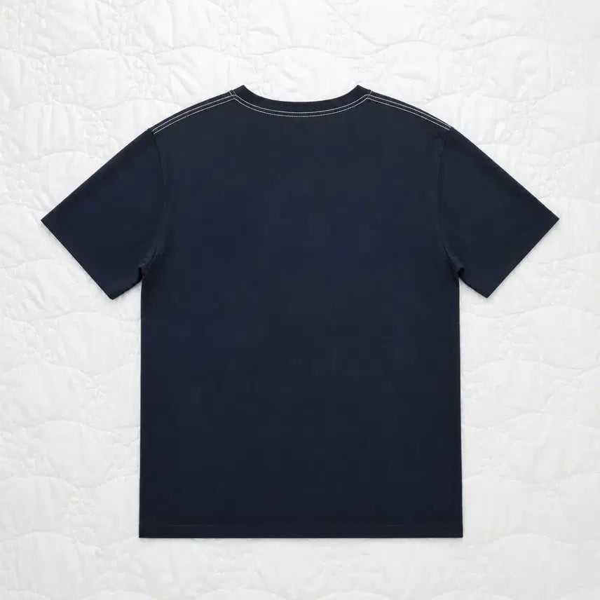 [BUNJANG] Maison Kitsuné Navy Pocket T-Shirt XXL / 메종키츠네 포켓 반팔 네이비 XXL