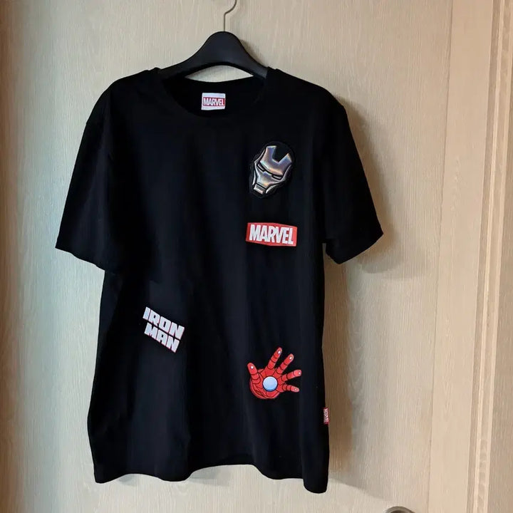 [BUNJANG] Marvel Iron Man Black T-Shirt Size 110 / 마블 아이언맨 블랙 반팔 티셔츠사이즈110