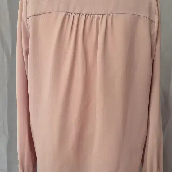 [BUNJANG] Pearl Button Blouse - Pink, Size M / 핑크 진주 버튼 블라우스M
