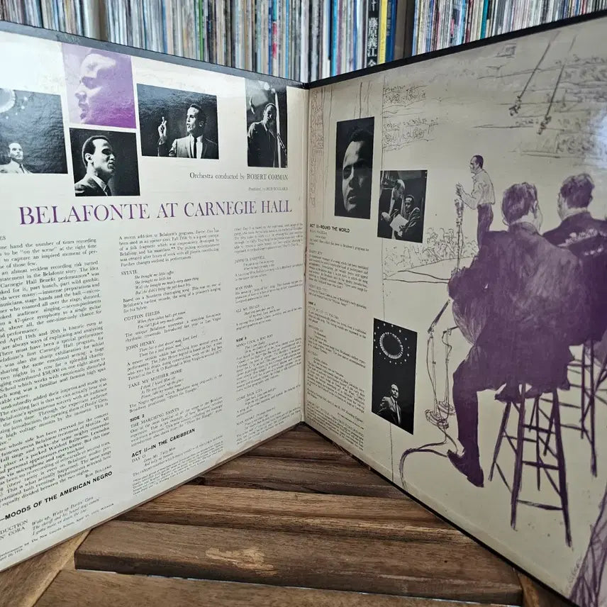 [BUNJANG] Harry Belafonte Belafonte At Carnegie Hall: The Complete Concert 2LP (1959 US First Pressing) / (2LP, 59년 미국 초반 해리 벨라폰테) Harry Belafonte